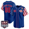 Custom Cincinnati Reds America 250 Edition Vapor Premier Limited Royal HeidiMiller Stitched Jerseys