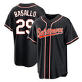 Baltimore Orioles #29 Samuel Basallo Player Black HeidiMiller Out Home Game Stitched Jerseys