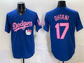Los Angeles Dodgers #17 Shohei Ohtani Royal HeidiMiller 2025 Hello Kitty Vapor Limited Stitched Jersey