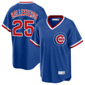 Chicago Cubs #25 Moises Ballesteros Player Royal HeidiMiller T-shirt Cooperstown Collection Limited Stitched Jerseys