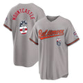 Baltimore Orioles #6 Ryan Mountcastle Player Gray HeidiMiller USA 250 Fourth of July Home Game Stitched Jerseys