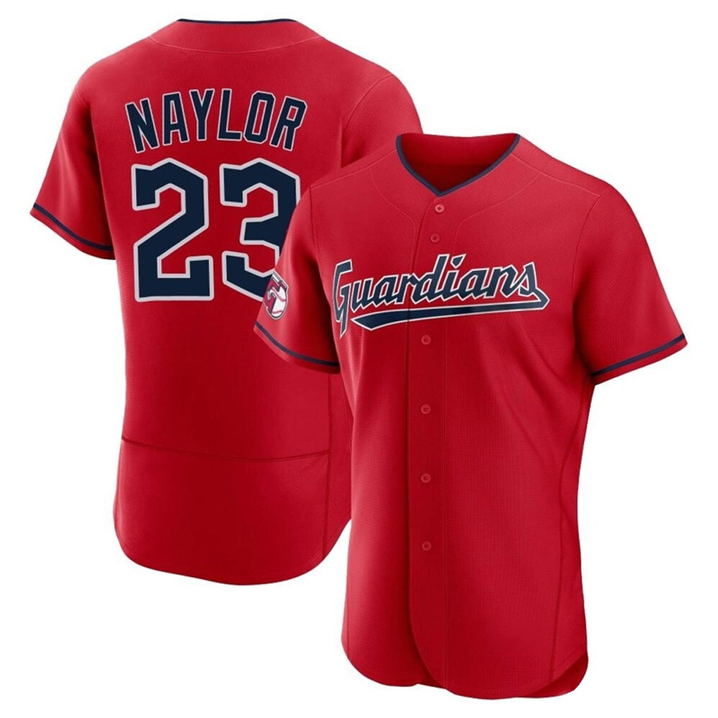 Cleveland Guardians #23 Bo Naylor Player Red HeidiMiller Limited Elite Home Stitched Jerseys