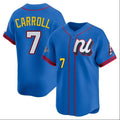 Arizona Diamondbacks #7 Corbin Carroll Player Blue HeidiMiller National League All-Star Edition Limited Home Game Stitched Jerseys