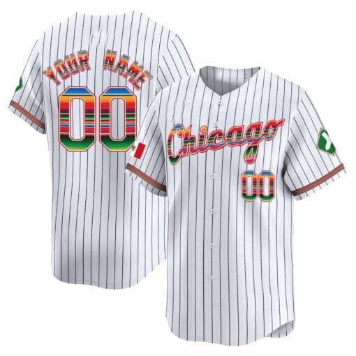 Custom Chicago White Sox Mexico Vapor Premier Limited Jersey V3- White 2 HeidiMiller