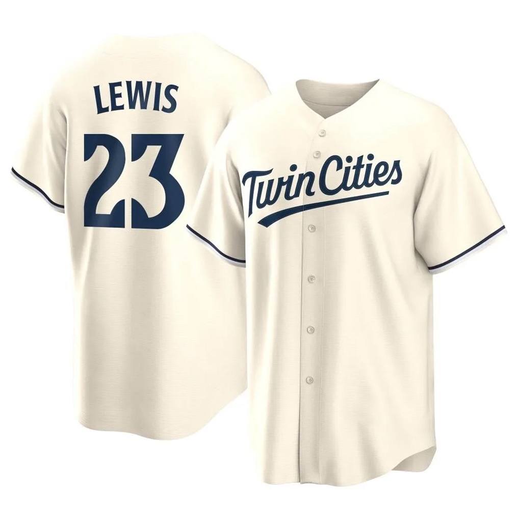 Minnesota Twins #23 Royce Lewis Player Cream HeidiMiller Game Limited Home Stitched Jerseys