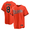 Baltimore Orioles #8 Cal Ripken Player Orange HeidiMiller Home Game Stitched Jerseys