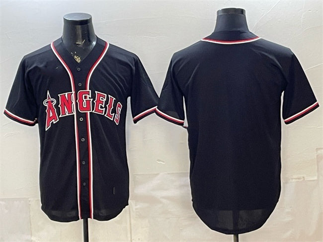 Los Angeles Angels Blank 2026 Fashion Replica Black HeidiMiller Out Stitched Jersey