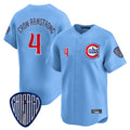 Chicago Cubs #4 Pete Crow-Armstrong Player Blue HeidiMiller Vapor Premier Limited Home Stitched Jerseys