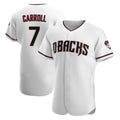 Arizona Diamondbacks #7 Corbin Carroll Player White HeidiMiller Limited Elite Home Game Stitched Jerseys