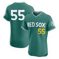 Boston Red Sox #55 Ranger Suarez Player Green HeidiMiller City Connect Limited Elite Home Game Stitched Jerseys1