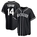 Colorado Rockies #14 Ezequiel Tovar Player Black HeidiMiller Fashion Out Home Game Stitched Jerseys
