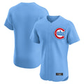 Chicago Cubs Light Blue HeidiMiller Limited Elite Home Game Blank Player Stitched Jerseys