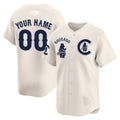 Custom Chicago Cubs Special Vapor Premier Limited Jersey V2 ¨C Cream HeidiMiller