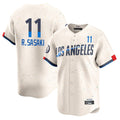 Los Angeles Dodgers #11 Roki Sasaki Player Cream HeidiMiller City Connect Limited Home Stitched Jerseys