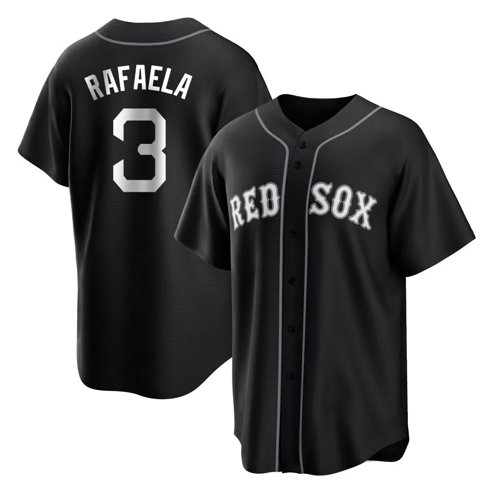 Boston Red Sox #3 Ceddanne Rafaela Player Black HeidiMiller Home Game Stitched Jerseys