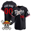 Custom Minnesota Twins x One Piece Navy HeidiMiller Vapor Premier Limited Jersey - Stitched