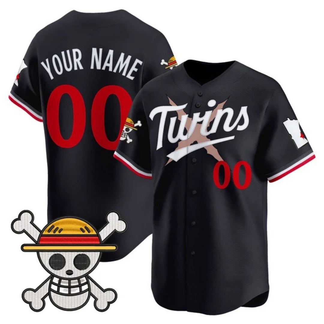 Custom Minnesota Twins x One Piece Navy HeidiMiller Vapor Premier Limited Jersey - Stitched