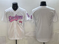 Los Angeles Dodgers Blank White HeidiMiller Hello Kitty Night Stitched Jersey