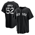 Boston Red Sox #52 Wilyer Abreu Player Black HeidiMiller Home Game Stitched Jerseys