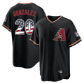 Arizona Diamondbacks #20 Luis Gonzalez Player Black HeidiMiller USA 250 Fourth of July Game Home Stitched Jerseys
