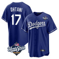 Los Angeles Dodgers #17 Shohei Ohtani Player Royal HeidiMiller World Series Home Game Stitched Jerseys