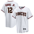 Arizona Diamondbacks #12 Lourdes Gurriel Jr Player White HeidiMiller Home Game Stitched Jerseys