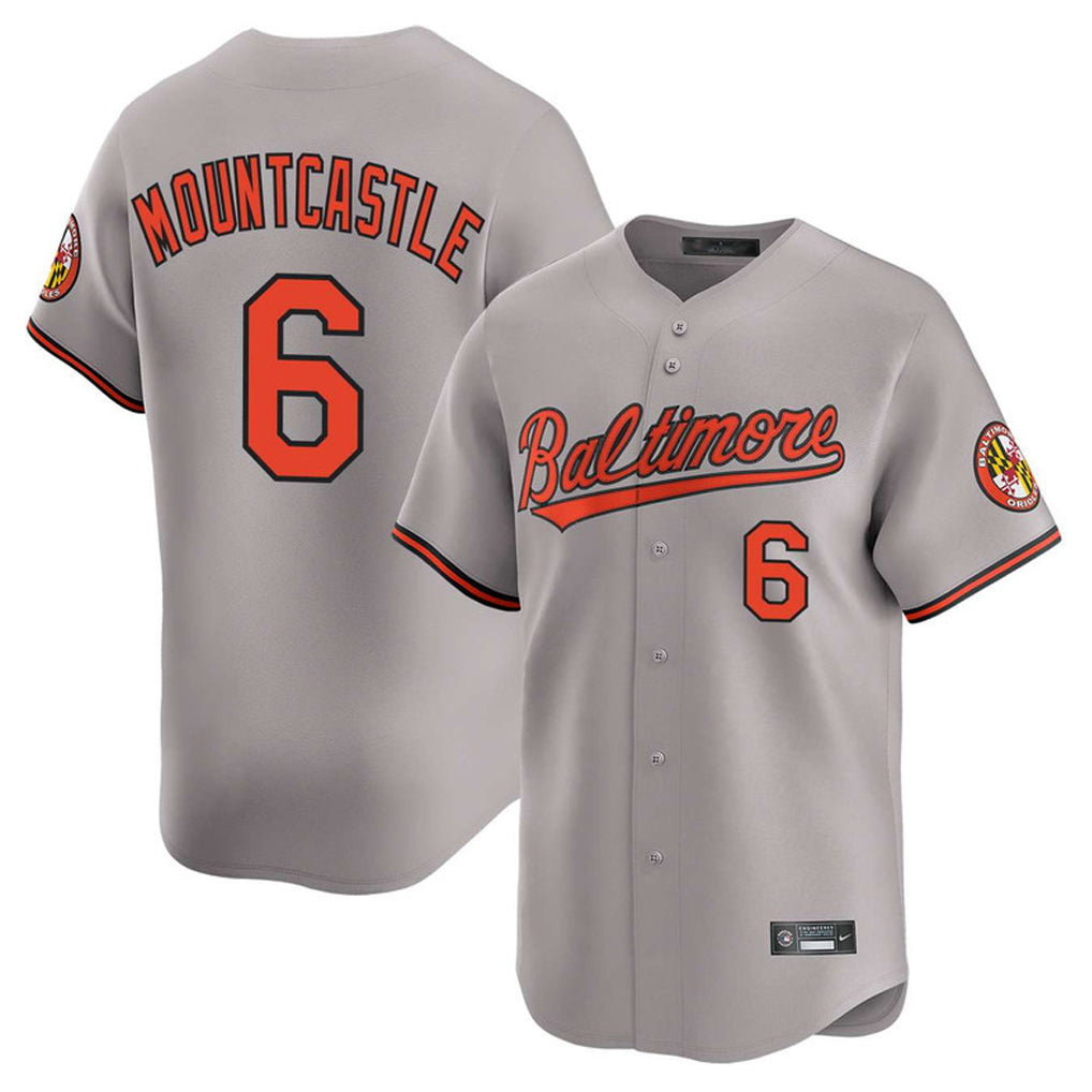 Baltimore Orioles #6 Ryan Mountcastle Player Gray HeidiMiller Limited Home Game Stitched Jerseys