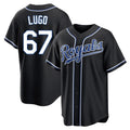 Kansas City Royals #67 Seth Lugo Player Black HeidiMiller Carbon Fashion Home Game Stitched Jerseys