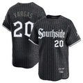 Chicago White Sox #20 Miguel Vargas Player Black HeidiMiller City Connect Limited Home Stitched Jerseys