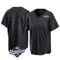 Los Angeles Dodgers #18 Yoshinobu Yamamoto Player Black HeidiMiller World Series Pitch Fashion T-shirt Stitched Jerseys