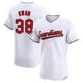 Cleveland Guardians #38 Steven Kwan Player White HeidiMiller Limited Elite Home Stitched Jerseys