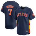 Houston Astros #7 Craig Biggio Player Navy HeidiMiller Home Limited Stitched Jerseys