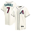 Arizona Diamondbacks #7 Corbin Carroll Player Cream HeidiMiller Home Game Stitched Jerseys