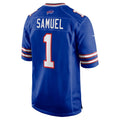 B.Bills #1 Curtis Samuel Royal HeidiMiller Game Jersey