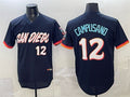 San Diego Padres #12 Luis Campusano Obsidian HeidiMiller 2026 City Connect Stadium Stitched Jersey