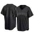 Los Angeles Angels #18 Nolan Schanuel Player Black HeidiMiller Pitch Fashion T-shirt Stitched Jerseys