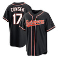 Baltimore Orioles #17 Colton Cowser Player Black HeidiMiller Out Home Game Stitched Jerseys
