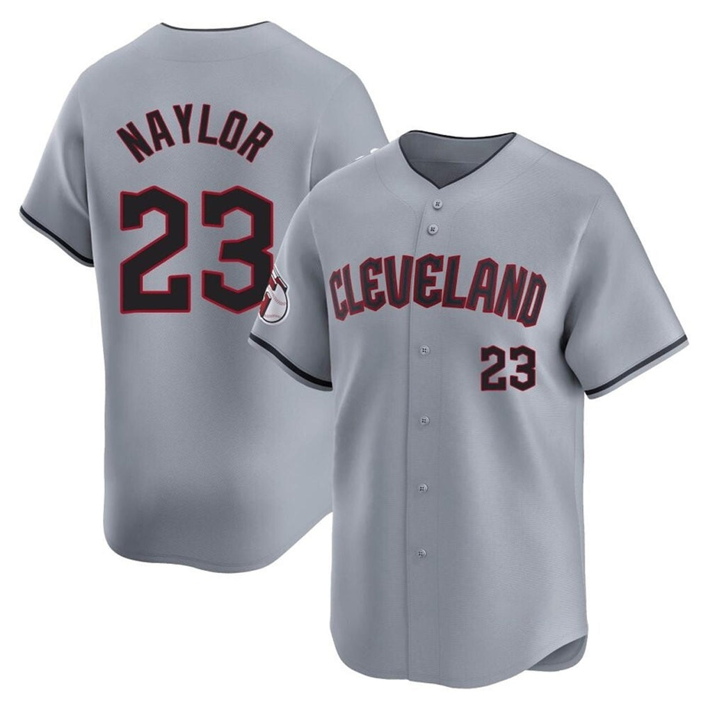 Cleveland Guardians #23 Bo Naylor Player Gray HeidiMiller Road Limited Home Stitched Jerseys