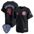 Chicago Cubs #4 Pete Crow-Armstrong Player Black HeidiMiller Vapor Premier Limited Home Stitched Jerseys