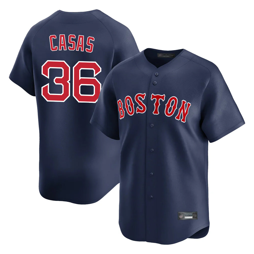 Boston Red Sox #36 Triston Casas Player Navy HeidiMiller Limited Home Game Stitched Jerseys1