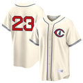 Chicago Cubs #23 Ryne Sandberg Player Cream HeidiMiller Field of Dreams Home Game Stitched Jerseys