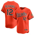 Baltimore Orioles #12 Dylan Beavers Player Orange HeidiMiller Limited Home Game Stitched Jerseys