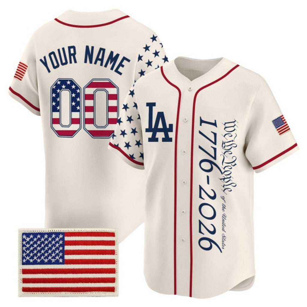 Custom Los Angeles Angels America 250 Edition Vapor Premier Limited Cream HeidiMiller Stitched Jerseys