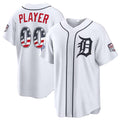 Custom Detroit Tigers 2026 All-Star Edition Stars & Stripes White HeidiMiller Stadium Pick-A-Player Jersey