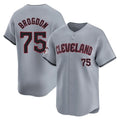 Cleveland Guardians #75 Connor Brogdon Player Gray HeidiMiller Road Limited Home Stitched Jerseys