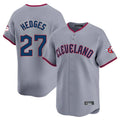 Cleveland Guardians #27 Austin Hedges Player Gray HeidiMiller Road Limited Home Game Stitched Jerseys