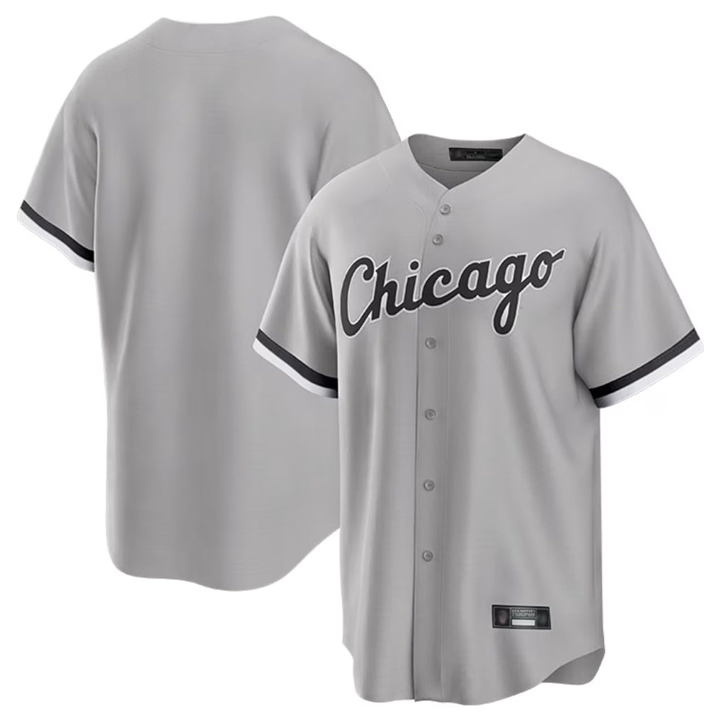 Chicago White Sox Blank Player Gray HeidiMiller Home Game Stitched Jerseys