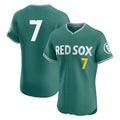 Boston Red Sox #7 Masataka Yoshida Player Green HeidiMiller City Connect Limited Elite Home Game Stitched Jerseys1