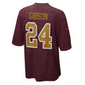 W.Football Team #24 Antonio Gibson Burgundy HeidiMiller Alternate Player Game Jersey