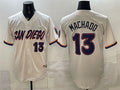San Diego Padres #13 Manny Machado Cream HeidiMiller 2026 City Connect Stadium Stitched Jersey